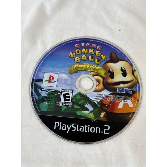 Super Monkey Ball Deluxe Disc Only PS2 Sony PlayStation 2 2005 Tested & Working - Picture 1 of 8